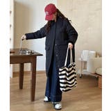 ニット衿ロングダウンコート | aimoha | 詳細画像14