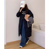 トグルボタンロングダウンコート | aimoha  | 詳細画像3 