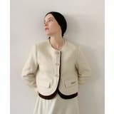 DECADE CLASSIC  ノーカラーショートコート | DECADECLASSIC | 詳細画像13 