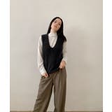 ダークグレー | DECADE CLASSIC シャギーニットベスト | DECADECLASSIC