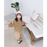 韓国子供服 暖かい裏フリースボアスウェット 韓国ファッション | aimoha kids | 詳細画像2