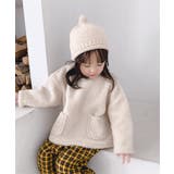 韓国子供服 暖かい裏フリースボアスウェット 韓国ファッション | aimoha kids | 詳細画像5
