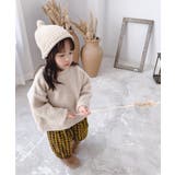 韓国子供服 暖かい裏フリースボアスウェット 韓国ファッション | aimoha kids | 詳細画像7