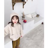 韓国子供服 暖かい裏フリースボアスウェット 韓国ファッション | aimoha kids | 詳細画像8