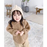 韓国子供服 暖かい裏フリースボアスウェット 韓国ファッション | aimoha kids | 詳細画像10