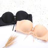 【Jasmine】谷間がつくれる！レースアップチューブトップブラ 韓国ファッショ… | aimoha  | 詳細画像1 