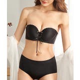 【Jasmine】谷間がつくれる！レースアップチューブトップブラ 韓国ファッショ… | aimoha  | 詳細画像19 