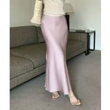 シルキーマーメイドスカート韓国ファッション ハイウエスト セクシー | aimoha | 詳細画像1