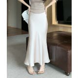 シルキーマーメイドスカート韓国ファッション ハイウエスト セクシー | aimoha | 詳細画像5