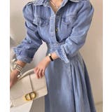 パフスリーブデニムジャケット韓国ファッション ハイウエスト セクシー | aimoha | 詳細画像4