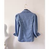 パフスリーブデニムジャケット韓国ファッション ハイウエスト セクシー | aimoha | 詳細画像5