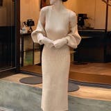 2点セット タートルネックニットワンピース＆ニットカーディガン 韓国ファッション | aimoha  | 詳細画像13 