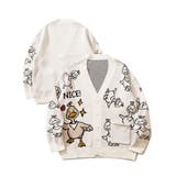 ホワイト | かわいいアヒルイラスト カーディガン カーディガン | HOOK