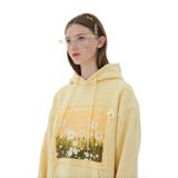 ユニセックス デイジー柄プリントパーカー ストリート系 | aimoha men | 詳細画像4 