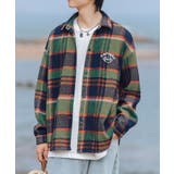 チェックシャツ アメカジ配色チェック柄バック刺繍ビッグシャツ 韓国ファッション | HOOK | 詳細画像3