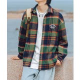 チェックシャツ アメカジ配色チェック柄バック刺繍ビッグシャツ 韓国ファッション | HOOK | 詳細画像13