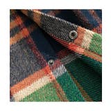 チェックシャツ アメカジ配色チェック柄バック刺繍ビッグシャツ 韓国ファッション | HOOK | 詳細画像17