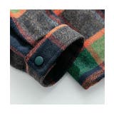 チェックシャツ アメカジ配色チェック柄バック刺繍ビッグシャツ 韓国ファッション | HOOK | 詳細画像18