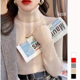 シンプルタートルネックニットトップス 韓国ファッション ワンピース | aimoha  | 詳細画像11 