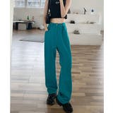 ブルー | 14色2WAYデザインジーンズデニム深めのウエストタックハイウエストデニムパンツ… | aimoha 