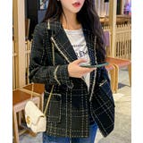 Jasmine 新作ツイードテーラードジャケット 韓国ファッション | aimoha  | 詳細画像7 