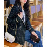 Jasmine 新作ツイードテーラードジャケット 韓国ファッション | aimoha  | 詳細画像8 