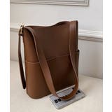 モカ(Mサイズ) | 選べる3サイズ 外ポケット付きフェイクレザートートバッグレディース オルチャン | aimoha