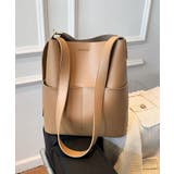 選べる3サイズ 外ポケット付きフェイクレザートートバッグレディース オルチャン | aimoha | 詳細画像2