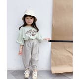 韓国子供服 キッズ万能ボトム ストライプ柄テーパード | aimoha kids | 詳細画像8