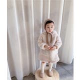 韓国子供服 フード付き無地ロング丈ボアジャケットコート 韓国子供服 | aimoha kids | 詳細画像8 