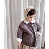 韓国子供服 無地暖かいボアジャケット コート | aimoha kids | 詳細画像10