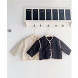 韓国子供服 パイピングレイヤード風中綿ジャケット 韓国子供服 | aimoha kids | 詳細画像14 