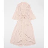 シルク風さらつやサテンロングキャミワンピース＆ガウンセット ルームウェア 韓国フ… | aimoha  | 詳細画像16 