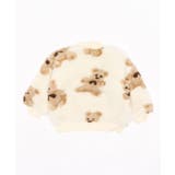 OUTLETかわいいクマプリントボアスウェット キッズ トップス | aimoha kids | 詳細画像10