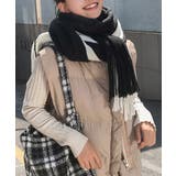 ユニセックス 2トーンカラーマフラーストール 大判 | aimoha | 詳細画像9