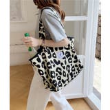 ヒョウ柄トート トートバッグ レディース | aimoha | 詳細画像2