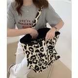 ヒョウ柄トート トートバッグ レディース | aimoha | 詳細画像6