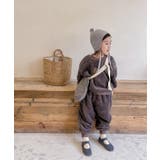 韓国子供服 ベア刺繍暖かいボアスウェット+ボトム上下セット セットアップ | aimoha kids | 詳細画像14