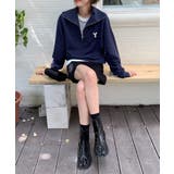 韓国風ハーフジップスウェット ストリート系 ロンT | aimoha | 詳細画像12
