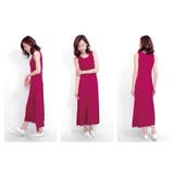 ベーシックノースリーブクルーネックロングワンピース カットソー ワンピース | aimoha | 詳細画像4