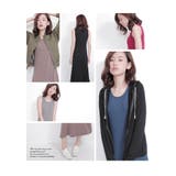 ベーシックノースリーブクルーネックロングワンピース カットソー ワンピース | aimoha | 詳細画像3