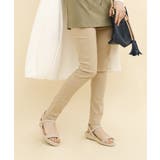 ベージュ | ハイウエストストレッチ美脚スキニーレギンスパンツ レギパン レディース | aimoha