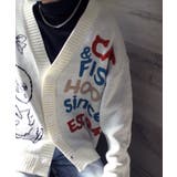 「CAT&FISH」英字刺繍猫イラストカーディガン ユニセックス オーバーサイズ | HOOK | 詳細画像19
