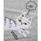 【HOOK】個性派 かわいい猫とサカナ刺繍ニットセーター メンズ | HOOK | 詳細画像2 