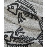 【HOOK】個性派 かわいい猫とサカナ刺繍ニットセーター メンズ | HOOK | 詳細画像5 