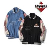 【HOOK】ベアアメカジ袖配色切り替えドッキングブルゾン ブルゾン メンズ | HOOK | 詳細画像1 