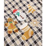 【HOOK】レトロ調刺繍チェック柄長袖シャツ | HOOK | 詳細画像7