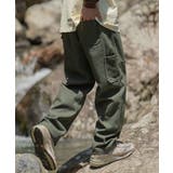 【HOOK】ヴィンテージ風ウォッシュ加工横切り替えカーゴパンツ | HOOK | 詳細画像5 