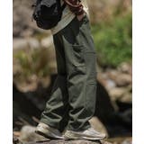 【HOOK】ヴィンテージ風ウォッシュ加工横切り替えカーゴパンツ | HOOK | 詳細画像7 