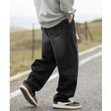 【HOOK】古着風ウォッシュデニム切り替えワイドパンツ | HOOK | 詳細画像7 